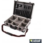 Extol Craft 9700 kufr na nářadí hlíníkový 450 x 330 x 150 mm šedá barva – Zboží Mobilmania