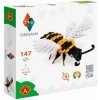 Vystřihovánka a papírový model Origami 3D Včela