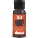 Darwi Tex barva na textil Tmavě hnědá 50 ml