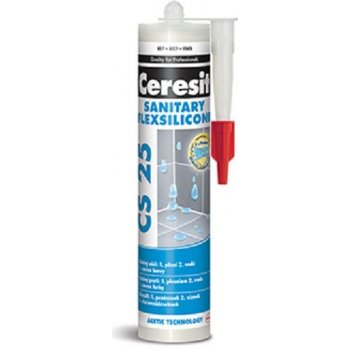 CERESIT CS 25 sanitární silikon 280g stříbrný