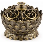 Andivo kadidelnice lotos kovová starobronzová Ø 7 cm – Hledejceny.cz