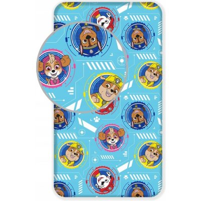 BrandMac bavlna prostěradlo Tlapkové patrola Paw Patrol 90x200/20