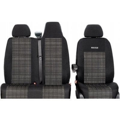 Autopotah LOGO 2+1 RENAULT MASTER IV 2023- varianta sedadla: 1. s přístupem do skříněk + standardní sedadlo řidiče – Zboží Mobilmania