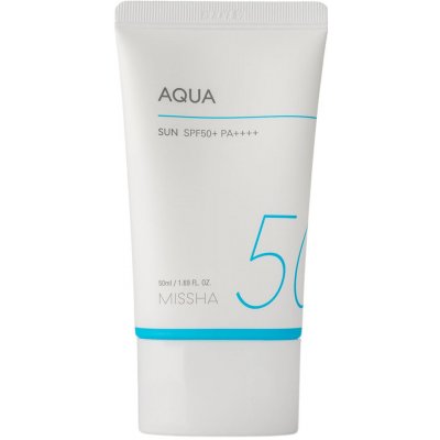 Missha opalovací gelový krém na obličej SPF50 Aqua Sun (All Around Safe Block Aqua Sun Gel) 50 ml – Zboží Dáma