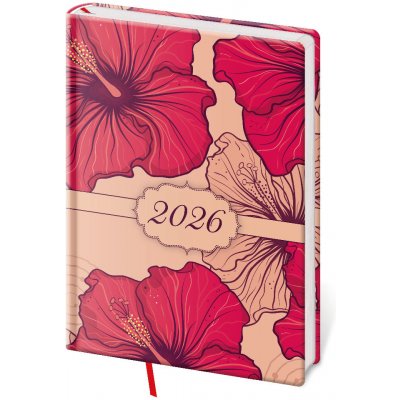 Vario A5 týdenní 2026 Lyra Hibiscus – Zboží Dáma