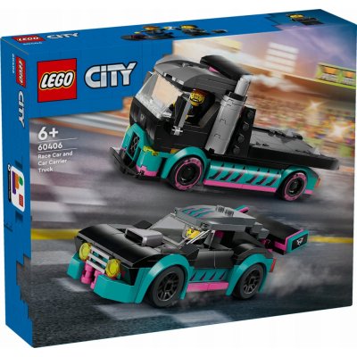 LEGO® City 60406 Kamión se závodním autem – Zboží Mobilmania