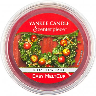 Yankee Candle Scenterpiece Meltcup vosk Red Apple Wreath 61 g – Zboží Mobilmania