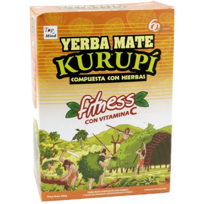 Kurupi Čaj Yerba Maté Fitness Sabor Naranja 500 g