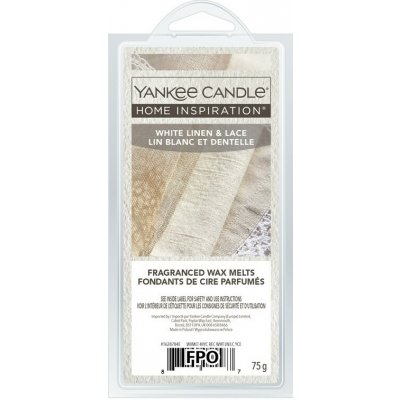 Yankee Candle White Linen & Lace vonný vosk 75 g – Hledejceny.cz