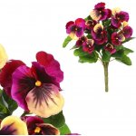 Maceška - fialovo-žlutá – Zboží Dáma