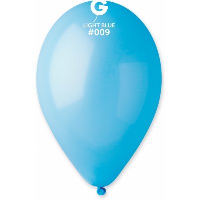 Balónek světle modrý 26 cm – Zboží Mobilmania