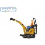 Bruder Bworld mikrobagr JCB s figurkou BR – Hledejceny.cz