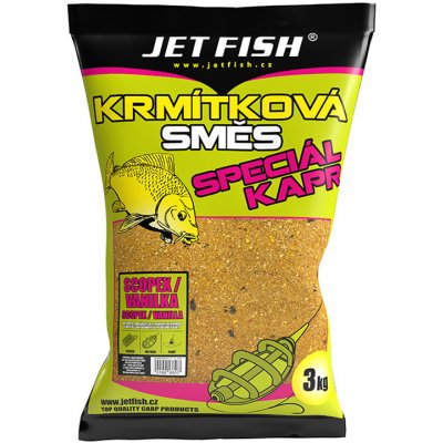 Jet Fish Krmítková směs SCOPEX VANILKA 3kg – Zbozi.Blesk.cz