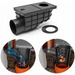 Geiger Standard Lapač střešních splavenin boční D110 černý – Hledejceny.cz