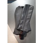 ACAVALLO Minichapsy GP Smooth černé – Zboží Mobilmania