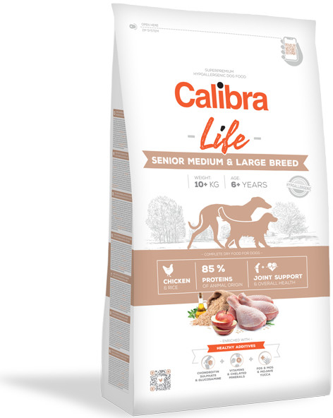 Calibra Dog Life Senior Medium & Large Chicken 2,5 kg