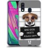 Pouzdro a kryt na mobilní telefon Samsung Pouzdro Head Case Samsung Galaxy A40 ZLEJ PEJSEK