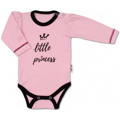 Body dlouhý rukáv s límečkem růžové Little Princess – Zboží Mobilmania