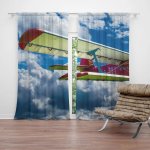 Sablio Závěs Letoun: 2ks 140x250cm – Hledejceny.cz