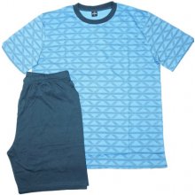 N-feel MC 3628 pánské pyžamo krátké letní sv.modré