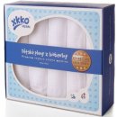 Kikko pleny z biobavlny XKKO Organic 70 x 70 Staré časy bílé 5 ks