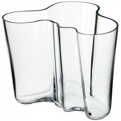 iittala Skleněná váza Aalto 16 cm – Clear, čirá barva – Hledejceny.cz