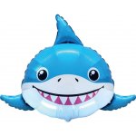 FLEXMETAL Balón foliový žralok, Baby shark, 50 cm – Zboží Dáma