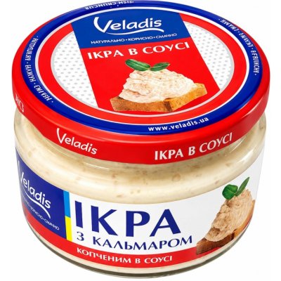 Veladis Sleďový kaviár s uzeným kalamárem v omáčce 160g – Zboží Dáma