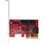 StarTech.com SATA PCIe Card, 6 Port PCIe SATA Expansion card, 6Gbps SATA Card, Low/Full Profile, Stacked SATA Connectors, ASM1166 Non-Raid SATA Controller Card - PCI Express to SATA Converter - Radic – Zboží Živě