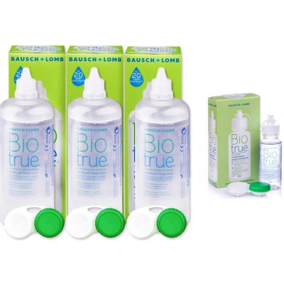 Bausch & Lomb Biotrue Multipurpose solution 3 x 300 ml + 60 ml – Hledejceny.cz
