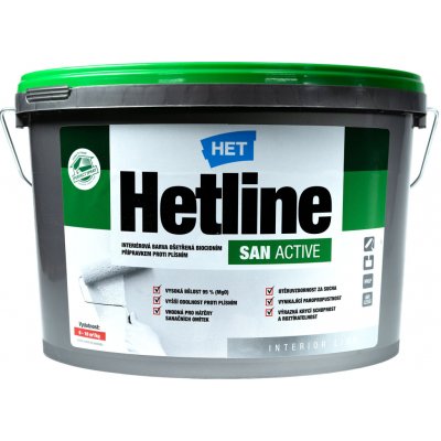 Het HETLINE SAN ACTIVE protiplísňová malířská barva 7kg – Sleviste.cz