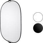 FOMEI Skládací pozadí 2-in-1 150 × 200 cm, černé/bílé 8590385446606 – Sleviste.cz