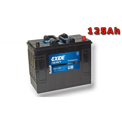 Exide Professional 12V 125Ah 640A EG1250 – Zbozi.Blesk.cz