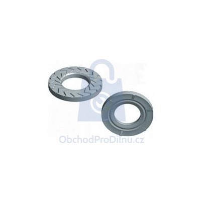 Podložka TECKENTRUP, forma K s kontaktními výstupky pro šroub, geomet 12,4 x 24,25 x 1,6, balení 1 ks – Zboží Mobilmania