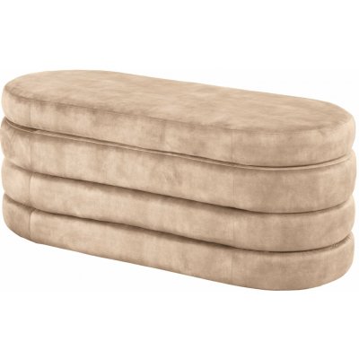 Interior Voque 115 cm šampaňská samet PL46686 – Zboží Dáma