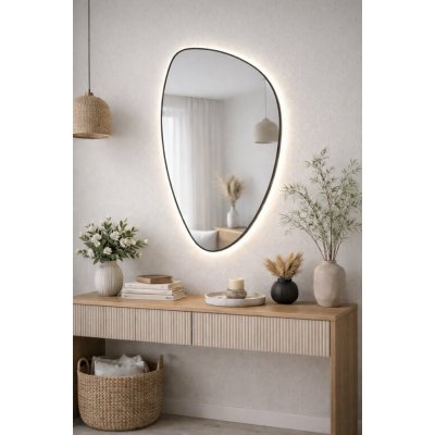 Baltica Design Stone Fluid 55x92 cm černá 5904107932682 – Hledejceny.cz