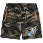 Kugo chlapecké šortky NAKLADAČ kapsy oranž maskáč – Sleviste.cz