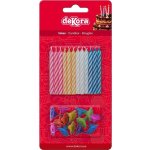 Dekora Dortisimosvíčky barevné se stojánky – Zboží Dáma