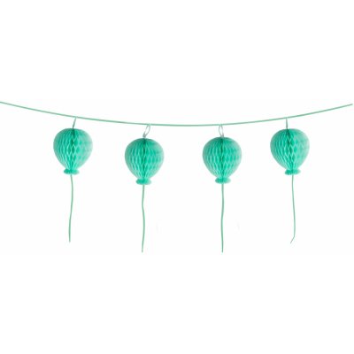 GIRLANDA s dekoračními balónky tyrkysová pastel – Zbozi.Blesk.cz