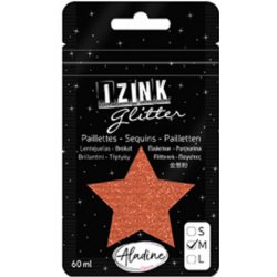 Izink Glitter třpytky 60 ml měděná