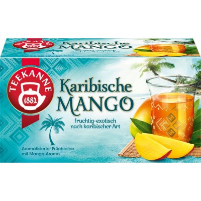 Teekanne Caribbean mango ovocný čaj 20 sáčků – Sleviste.cz