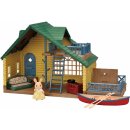 Sylvanian family Dárkový set Srub se zelenou střechou a příslušenstvím