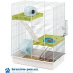 Ferplast HL HAMSTER TRIS bila 46 x 29 x 58 cm – Zbozi.Blesk.cz