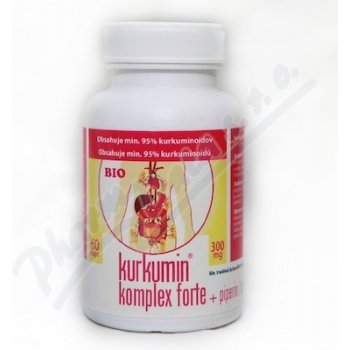 Synergia Bio Kurkumin komplex Forte 300 mg + piperin 60 kapslí