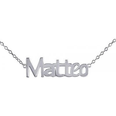SILVEGO Stříbrný řetízek se jménem Matteo JJJ2251N-Matteo
