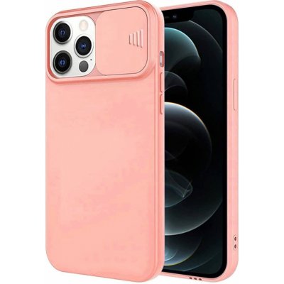 Pouzdro MG Privacy Lens silikonové Samsung Galaxy M53 5G, oranžové