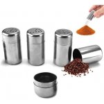 WJUAN mini slánka a pepřenka stříbrná nerezová ocel mini pepřenka síťované otevírání 4 ks – Hledejceny.cz