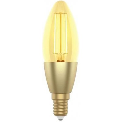 WOOX R5141, designová smart žárovka E14 230V, WiFi, svíčka C37, 470lm, Tuya – Hledejceny.cz