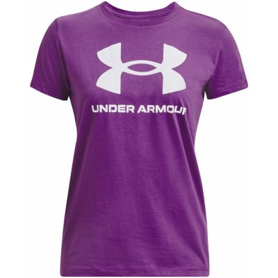 Under Armour UA W SPORTSTYLE LOGO SS 1356305-580 PPL – Zboží Mobilmania