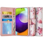 Pouzdro Tech-Protect Wallet na Samsung Galaxy A53 5G, floral rose – Zboží Mobilmania